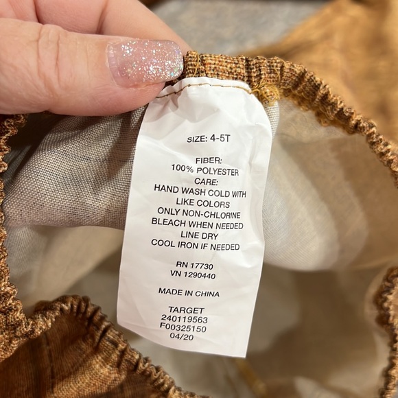 Zookeeper costume size 4–5 T - Picture 8 of 8